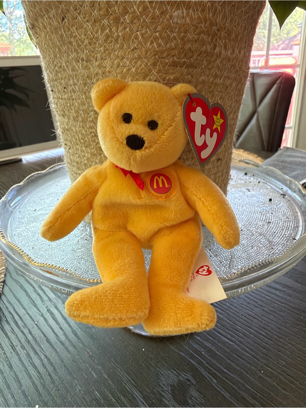 2004 Ty Teenie Beanie Golden Arches the Bear. McDonald’s 25th Anniversary